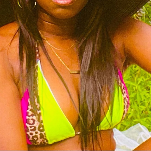 leopard bikini set triangle top - Picture 4 of 8